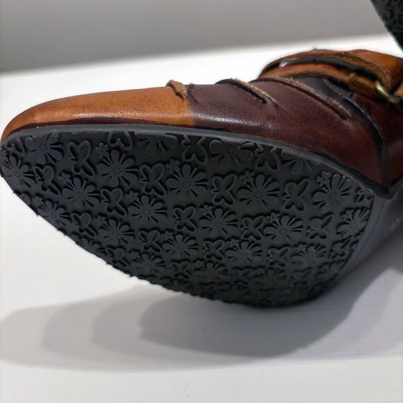 L'Artiste Spring Step Wondrous Brown Leather Ankle Booties EU Size‎ 38 US Size 7 - Picture 10 of 12